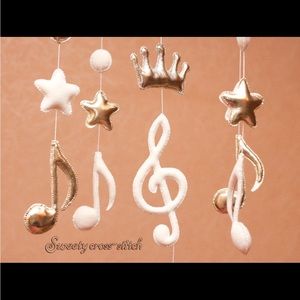 Musical Notes Baby Crib Mobile